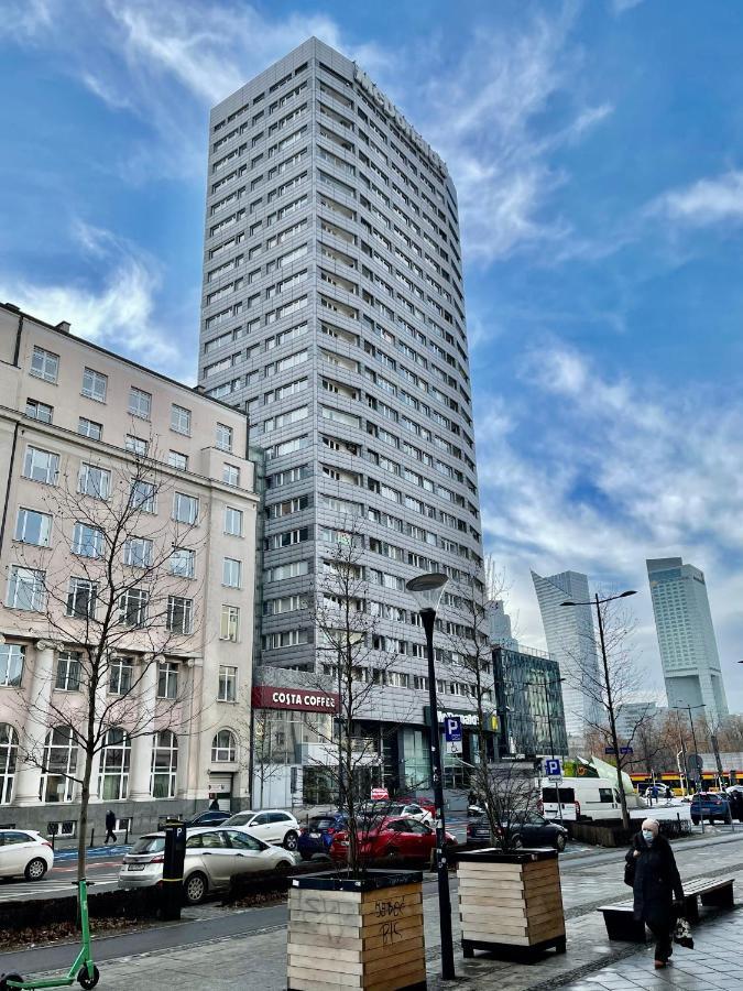 Super Apartament Blue Scisle Centrum Dwie Linie Metra Netflix Wifi 300 Mbs Panorama Miasta Варшава Екстер'єр фото
