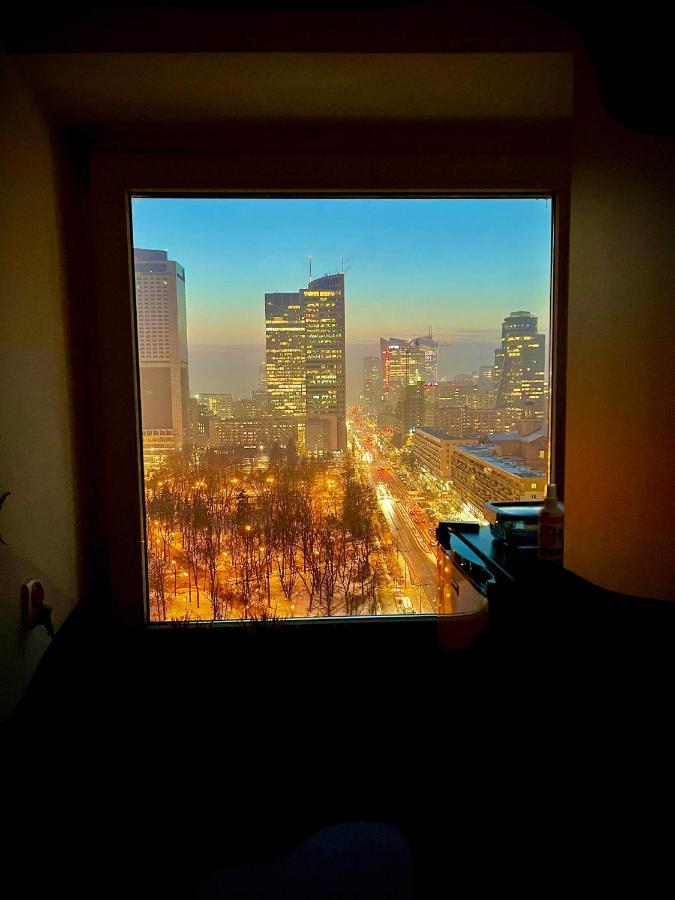 Super Apartament Blue Scisle Centrum Dwie Linie Metra Netflix Wifi 300 Mbs Panorama Miasta Варшава Екстер'єр фото